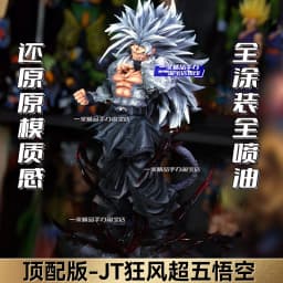 JT Dragon Ball Super Saiyan 5 Goku Pvc Statue Collectible Figure Desk Decoration Anime Merchandise Trendy Toy Gift For Men