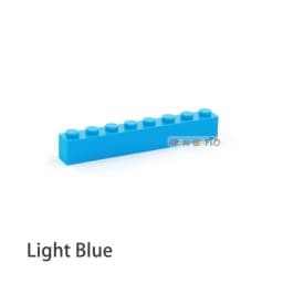 100pcs Thick  1x8 Dot DIY Building BlocksFigures Bricks Educational Creative Size Compatible With 3008 Plastic Toys for Children