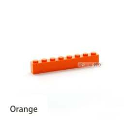 100pcs Thick  1x8 Dot DIY Building BlocksFigures Bricks Educational Creative Size Compatible With 3008 Plastic Toys for Children