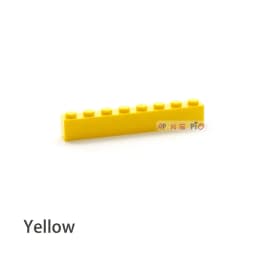 100pcs Thick  1x8 Dot DIY Building BlocksFigures Bricks Educational Creative Size Compatible With 3008 Plastic Toys for Children