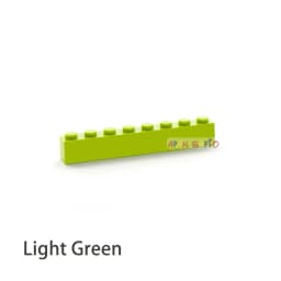 100pcs Thick  1x8 Dot DIY Building BlocksFigures Bricks Educational Creative Size Compatible With 3008 Plastic Toys for Children
