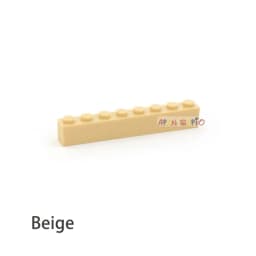 100pcs Thick  1x8 Dot DIY Building BlocksFigures Bricks Educational Creative Size Compatible With 3008 Plastic Toys for Children