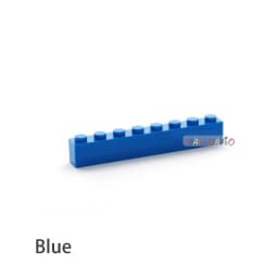 100pcs Thick  1x8 Dot DIY Building BlocksFigures Bricks Educational Creative Size Compatible With 3008 Plastic Toys for Children