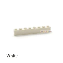 100pcs Thick  1x8 Dot DIY Building BlocksFigures Bricks Educational Creative Size Compatible With 3008 Plastic Toys for Children