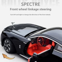 1:24 Rolls-Royce Shining Alloy Model Toy Vehicle, Best Collection for Vehicle Enthusiasts, Christmas/Birthday Gifts
