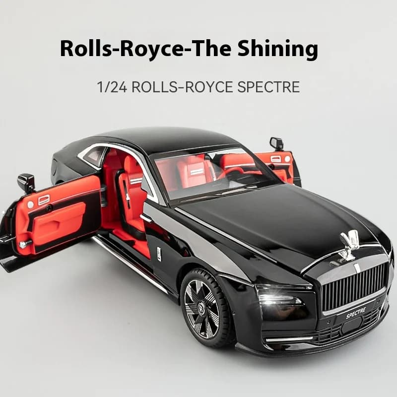 1:24 Rolls-Royce Shining Alloy Model Toy Vehicle, Best Collection for Vehicle Enthusiasts, Christmas/Birthday Gifts