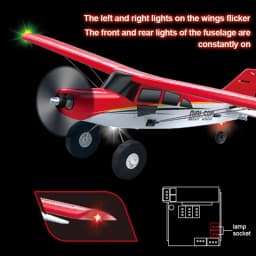 Qidi560 RC Plane Moore M7 Off-road 4CH Remote Control Airplane Brushless Fixed Wing Aircraft Model EPP Foam Toys for Children