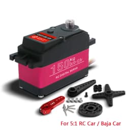 1X 12V servo 150Kg baja 5B 1/5 DS51150 high torque Digital Servo for Redcat HPI Baja 5B SS RC servo Car compatible SAVOX-0236
