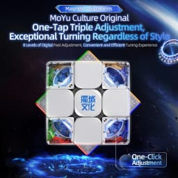 MOYU Super Weilong V2 AI 3X3X3 Magnetic Magic Speed Cube Super Weilong V2 20M Maglev UV Magico Puzzle