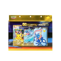 Simplified Chinese Pokemon PTCG Pokemon 30th Anniversary Celebration Card Display Set Greninja Ex Sylveon Ex Pokemon Cards Gift