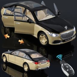 1:24 RC Auto Door S680 Alloy Car Model Sound Light Toy Diecast Alloy Car Model Collectible Gift