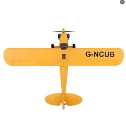 New J3-CUB RC Airplane 5CH 2.4G Remote Control Mode1 (Right Hand Throttle) 3D/6G 1406 Brushless Motor Outdoor Foam Fiexd Plane