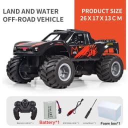 2.4G 4WD Amphibious RC Car Off Road Waterproof Remote Control Cars JJRC Q156 Climbing Vehicle Drift Monster Truck for Kids Toys