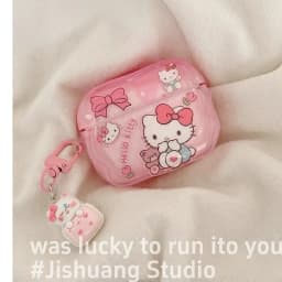 Cute Cartoon Character Cat and Dog Protective Case for AirPods Pro2 Pro3 Pro 3 2 1 4 Headphone Case with Keychain Girls Gift