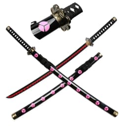 104cm Roronoa Zoro Sword Anime One Piece Cosplay Prop Knife Ninja Schwert Real Size Japanese Katana Original Samurai Sabre Toy