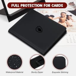 Holds 384 Toploaders | 12-Pocket | Ringless Double-Sided Pockets | Premium Top Loader Binder for Trading Cards