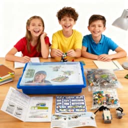 280Pcs STEM Robotics Building Blocks Kit - Educational Construction Toy with Organizer Box & Instruction Manual