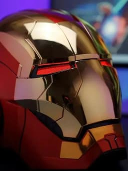 Iron Man MK5 Helmet MK5 1:1 Voice Control Avengers War Machine Cosplay With LED Light Electronic Close Ironman Helmet Kids Gift