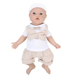 IVITA Beautiful Painted Realistic Silicone Reborn Baby Dolls Shipped from Brazil Warehouse for Children Christmas Gift