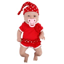 IVITA Beautiful Painted Realistic Silicone Reborn Baby Dolls Shipped from Brazil Warehouse for Children Christmas Gift