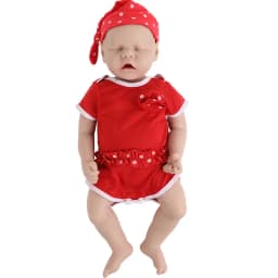 IVITA Beautiful Painted Realistic Silicone Reborn Baby Dolls Shipped from Brazil Warehouse for Children Christmas Gift