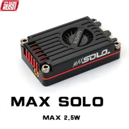 RUSH TANK MAX SOLO 5.8GHz 2.5W High Power 48CH 37CH VTX Video Transmitter with CNC shell for RC FPV Drone Aircraft