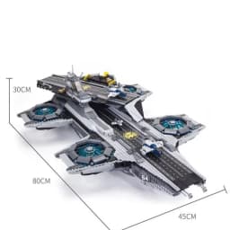 Popular Toys Spaceship Series Aircraft Carrier Model Building Blocks Children's Educational Assembly Toys Birthday Gifts