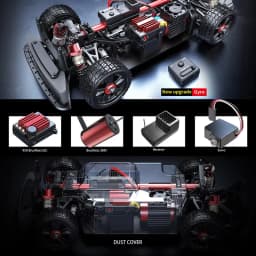 Remote control Car MJX Hyper Go 1:14 2.4G 4WD electric brushed high speed off-road Monster Truck for children