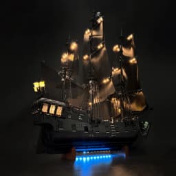 BYB LED Light Kit For LEGO 10365 Captain Jack Sparrow's Pirate Ship Building Blocks Decorative Lamp (Not Include Building)