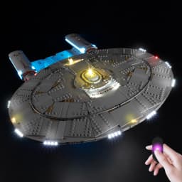 LED Light Kit Suitable for Star Trek: U.S.S. Enterprise NCC-1701-D 10356 Building Blocks Not Include Lego Building
