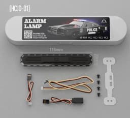 Rc Car Roof Lamp 7 Colors And 12 Modes Led Light Bar For 1/10 Rc Crawler Trax/as Trx4 Trx4m Axial Scx10 Scx24 Rgt D90 Yikong Hsp