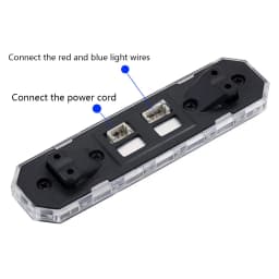 Rc Car Roof Lamp 7 Colors And 12 Modes Led Light Bar For 1/10 Rc Crawler Trax/as Trx4 Trx4m Axial Scx10 Scx24 Rgt D90 Yikong Hsp