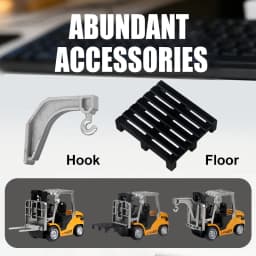 2026New Full-Scale Mini Excavator Tipper Truck 1:64 Remote Control Engineering Vehicle Mini Forklift Birthday Gift Toy RC Trucks