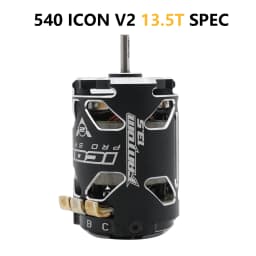 FANTOM 540 V2 10.5T/13.5T/17.5T/21.5T/25.5T Sensored Brushless Motor 3.175 Shaft for 1/10 RC Drift Racing Off-Road On-Road Cars