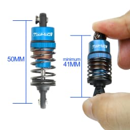 1/10 RC Oil Filled Shock Absorbers Kit for ARMMR HSP LosiTamiya TT02 TT01 WR-02 M05 M06 TA05 On Road Car Drift Car Upgrade Parts