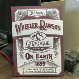 Co. Video Game Props Replica Wheeler Rawson Catalogue Cosplay Wheeler Rawson Arthur Morgan Journal Arthur's Diary Props Cosplay