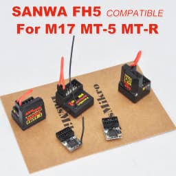 Sanwa FH5 4 Channels Compatible Higt Speed Standard Mini FHSS-5 Receiver For RC Car Racing Drift Car Sanwa M17 MT-5 MT-R Radio