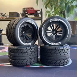 4PCS NEEBRC 115mm Monster Tires 12mm Hex Skidproof Wheel Tyre for 1/10 RC Car Truck Buggy HPI HSP Savage XS TM Flux LRP Parts