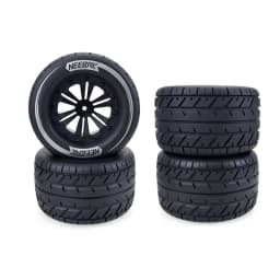 4PCS NEEBRC 115mm Monster Tires 12mm Hex Skidproof Wheel Tyre for 1/10 RC Car Truck Buggy HPI HSP Savage XS TM Flux LRP Parts