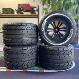 4PCS NEEBRC 115mm Monster Tires 12mm Hex Skidproof Wheel Tyre for 1/10 RC Car Truck Buggy HPI HSP Savage XS TM Flux LRP Parts