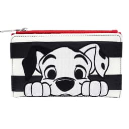New Loungefly Disney 101 Dalmatians Striped Faux Leather Wallet