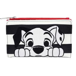 New Loungefly Disney 101 Dalmatians Striped Faux Leather Wallet