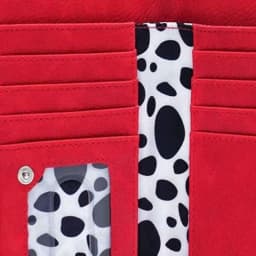 New Loungefly Disney 101 Dalmatians Striped Faux Leather Wallet