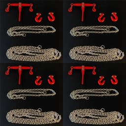4pcs Metal Chain Tensioner Simulated Fixed Chain for 1/14 Tamiya RC Truck for SCANIA 770S R620 for Volvo for MAN TGS Car