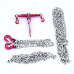 4pcs Metal Chain Tensioner Simulated Fixed Chain for 1/14 Tamiya RC Truck for SCANIA 770S R620 for Volvo for MAN TGS Car