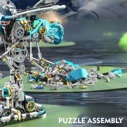 Creative Mechanical Dragonfly Construction Set Animal Building Blocks  MOC Educational Toy for Kids Adults STEM Learning Kit