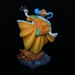 26cm/10.24in One Piece Buggy The Man of the Grand Line Four Emperor Model Statue Anime Figure