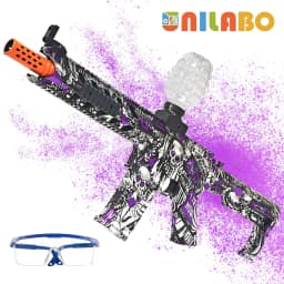 M416 Electric Gel Ball Blaster Toy Gun, Summer Outdoor Fun, High-Speed Rechargeable, Metallic, Family Pool/BBQ Games(No Bullets)