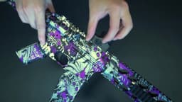 M416 Electric Gel Ball Blaster Toy Gun, Summer Outdoor Fun, High-Speed Rechargeable, Metallic, Family Pool/BBQ Games(No Bullets)