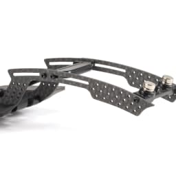 Carbon Fiber Modular 1/24 LCG Chassis Kit for SCX24 Custom Builds Performance Comp Rigs with High Clearance Adjustable Wheelbase
